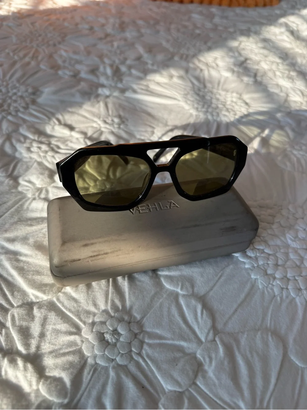 VEHLA River Sunglasses with Olive Lenses
